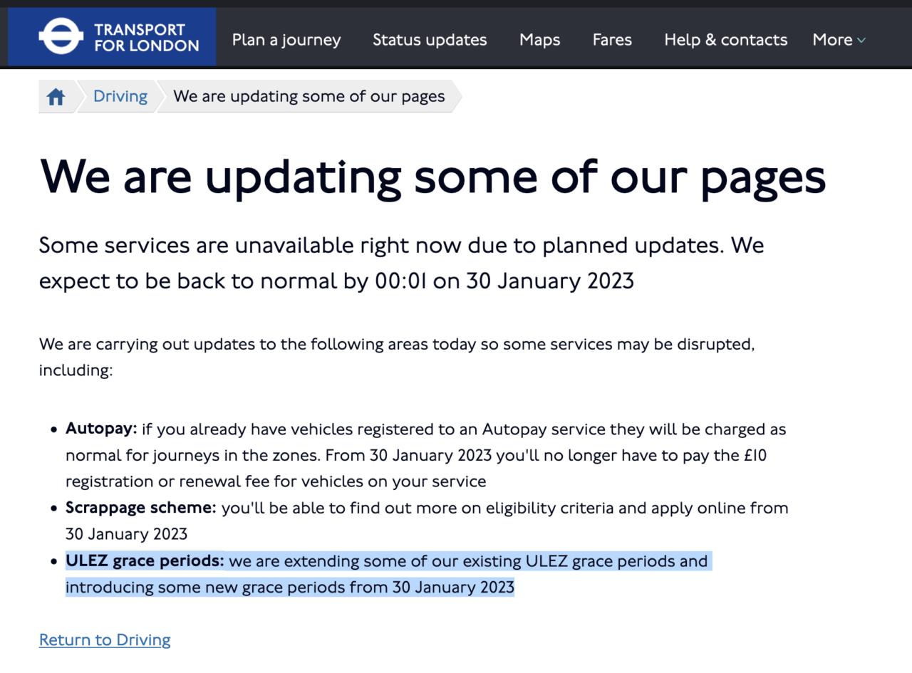 ULEZ Expansion Blocked by Boroughs TFL SERU