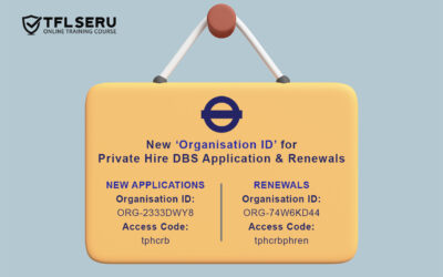New TfL DBS CRB Organisation ID